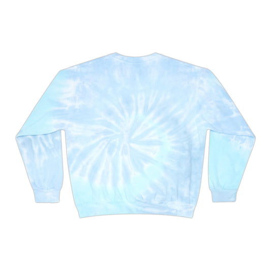 Good Vibes Tie-Dye Sweatshirt, Unisex Sweatshirt, Spread the Love Pullover, Positive Energy Hoodie, Gift for Her, Relaxed Fit Clothing