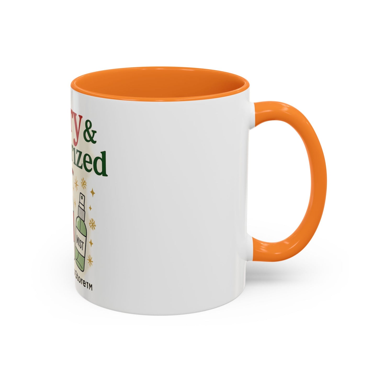 Merry & Moisturized Mug, Holiday Coffee Cup, Funny Gift for Her, Cozy Winter Drinkware, Christmas Mug