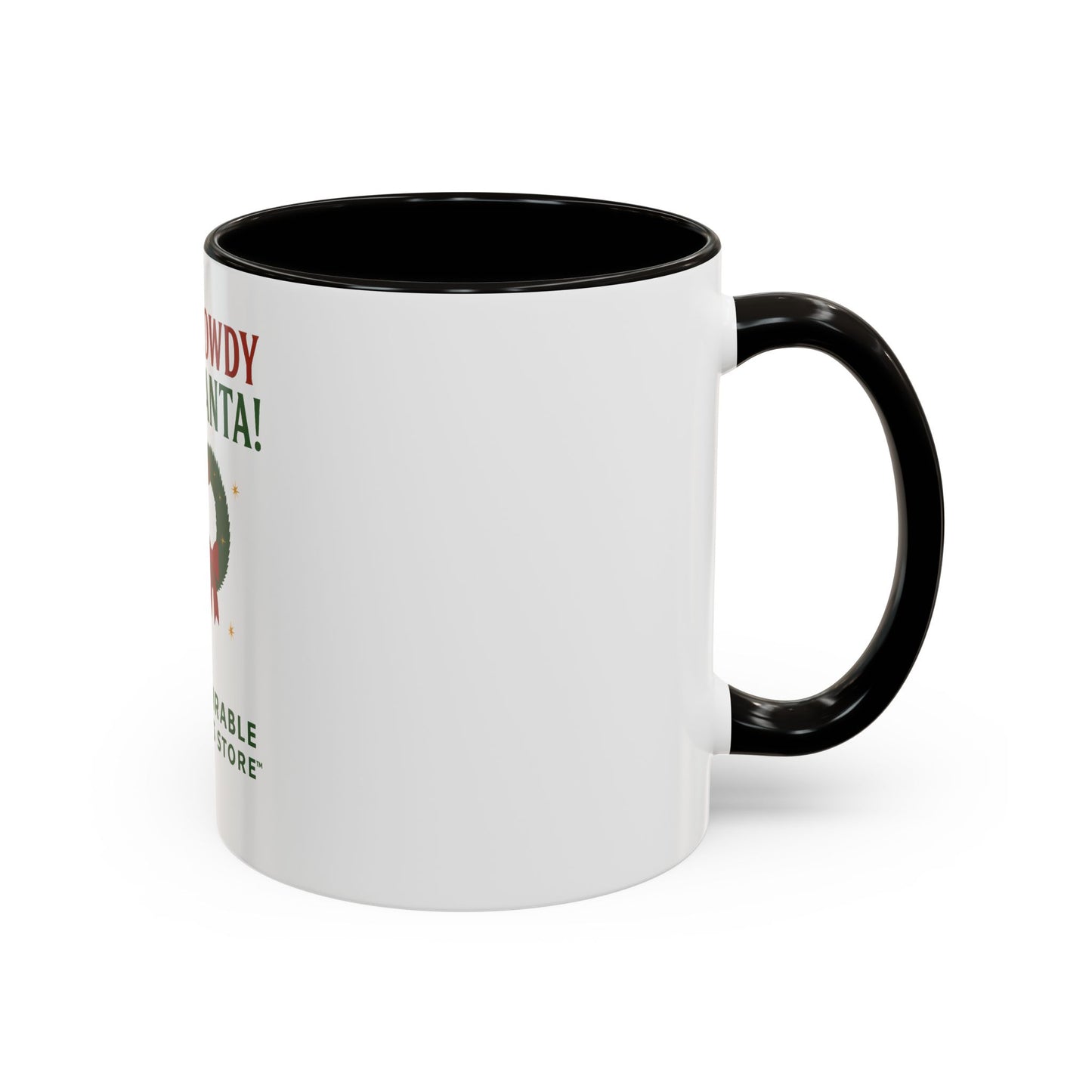Festive Holiday Mug with 'Howdy Santa!' Design, Christmas Coffee Cup, Cheerful Gift for Friends, Seasonal Kitchen Decor, Fun Drinkware
