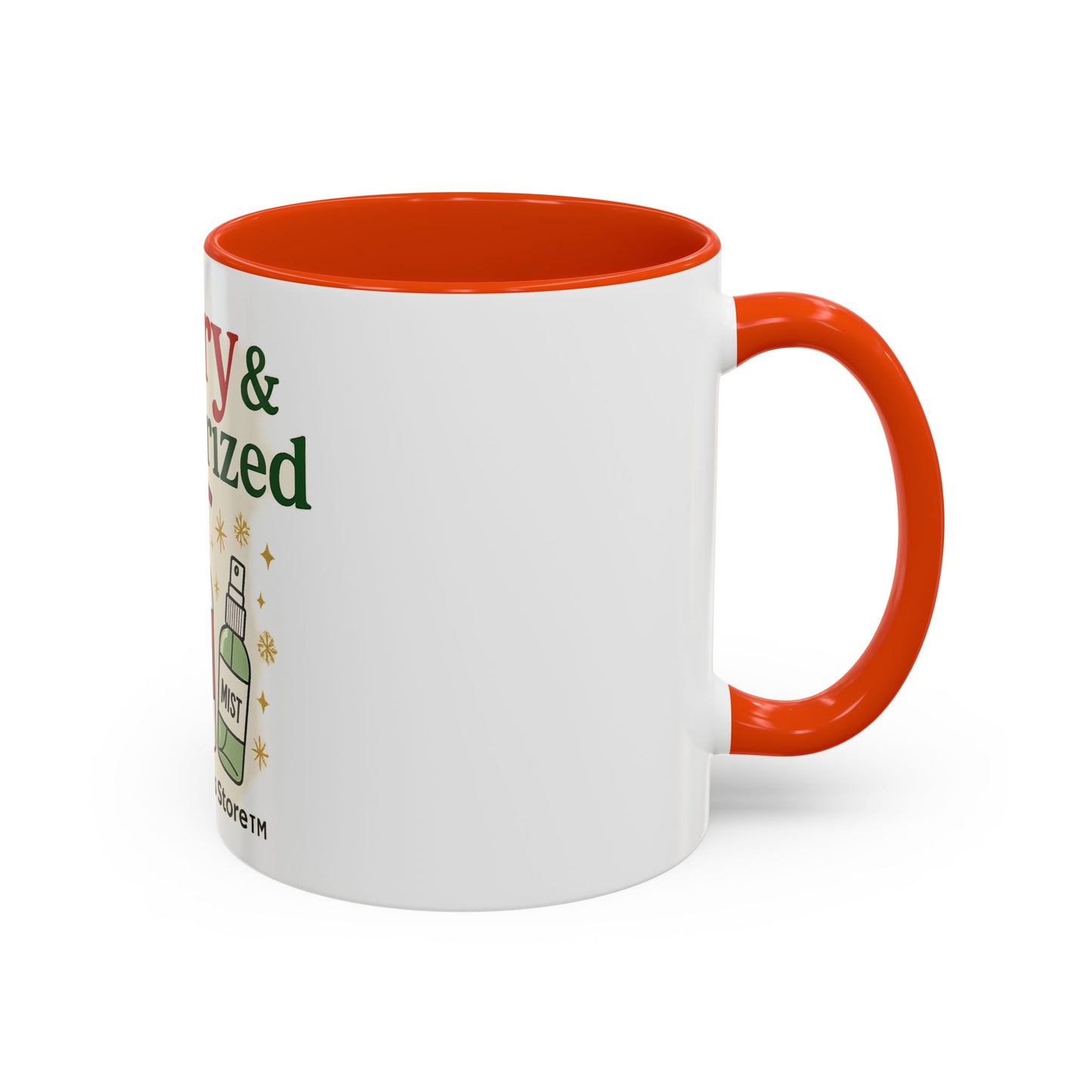 Merry & Moisturized Mug, Holiday Coffee Cup, Funny Gift for Her, Cozy Winter Drinkware, Christmas Mug