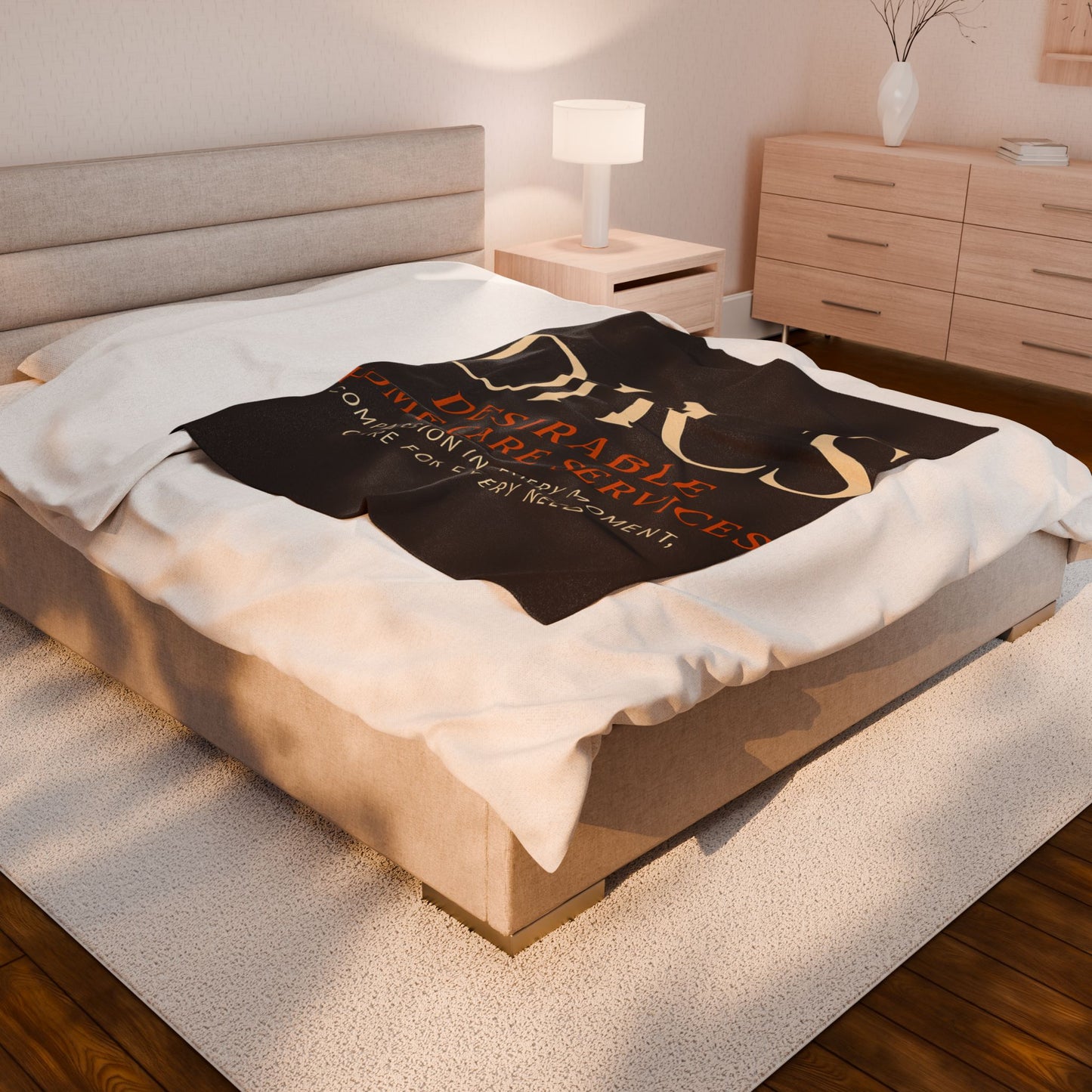 Desirable Home Velveteen Plush Blanket – Cozy Comfort for Home & Relaxation
