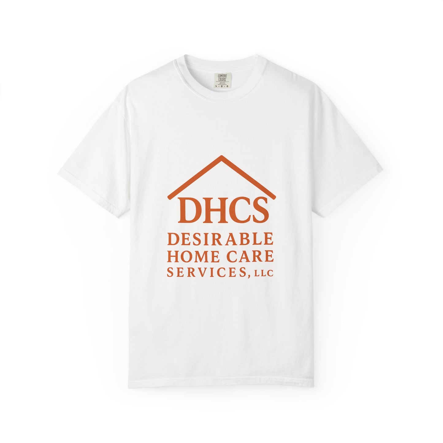 Unisex Comfort T-Shirt with Home Care Services Design