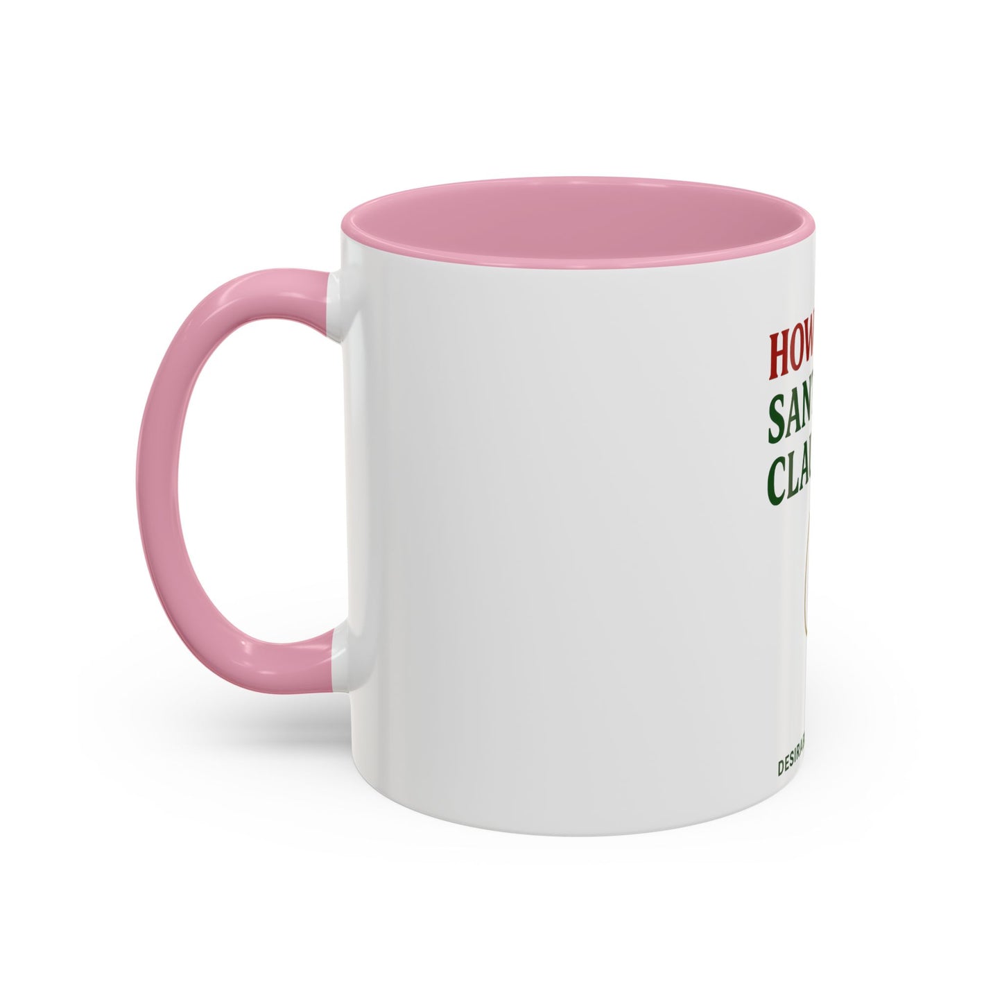 Colorful Santa Claus Mug, Holiday Gifts, Fun Coffee Cup, Christmas Decor, Unique Present, Cheerful Drinkware