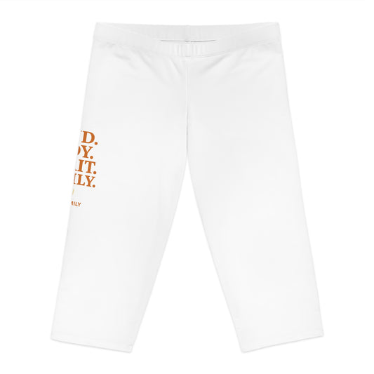 Stylish Women's Capri Leggings - Perfect for Leisure and On-the-Go