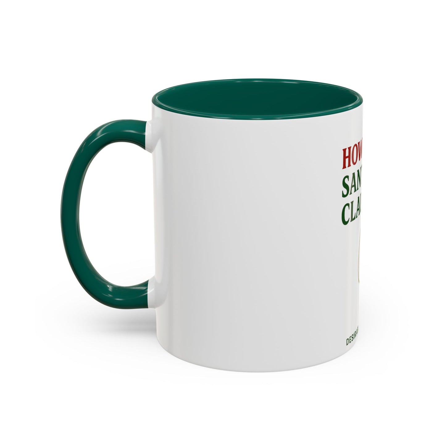 Colorful Santa Claus Mug, Holiday Gifts, Fun Coffee Cup, Christmas Decor, Unique Present, Cheerful Drinkware
