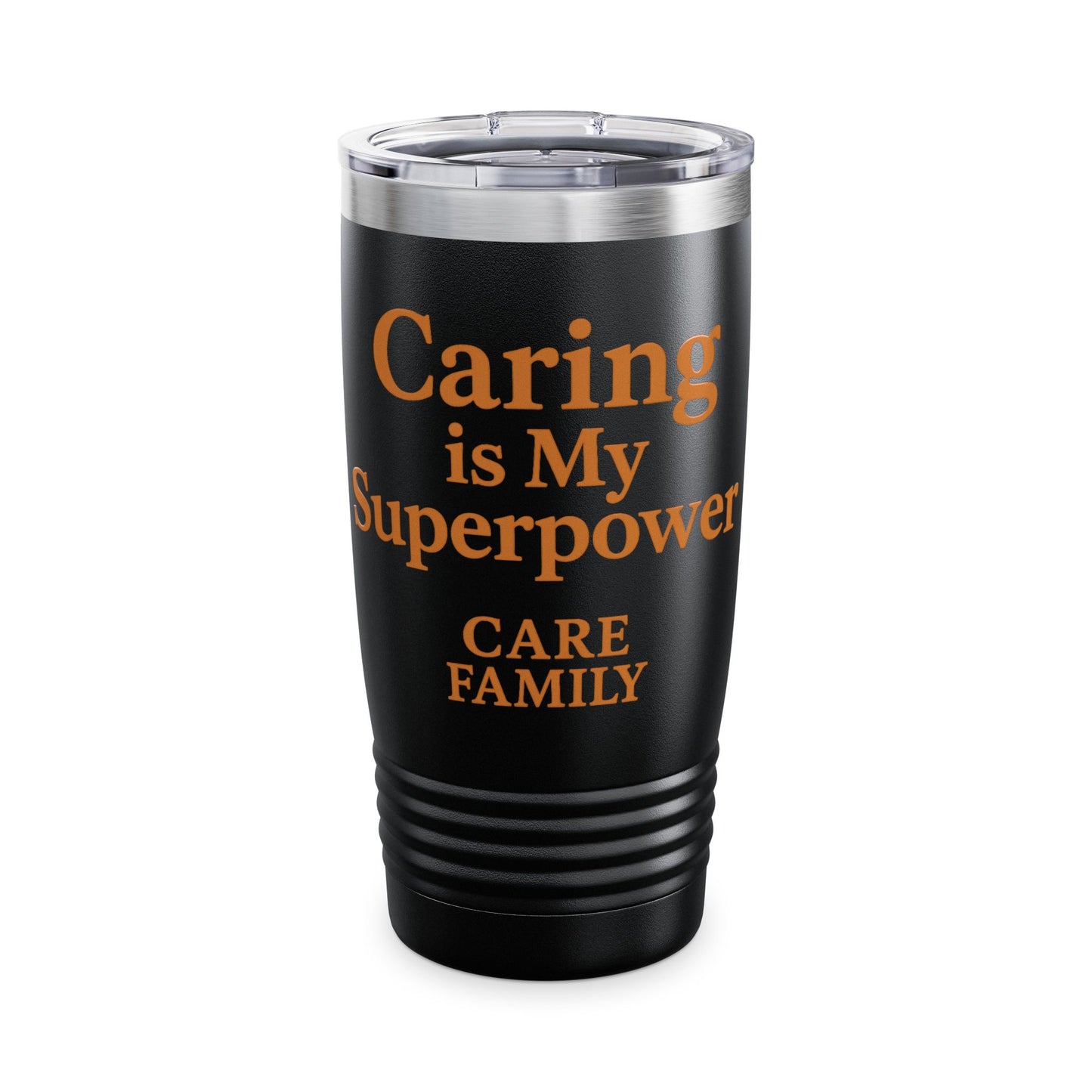 Personalized Ringneck Tumbler - 20oz Travel Mug for Home Care Services