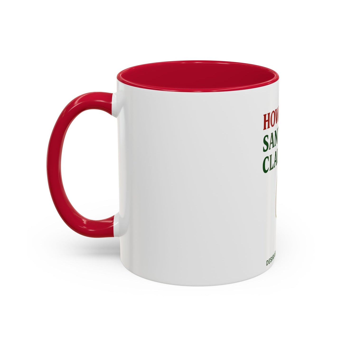 Colorful Santa Claus Mug, Holiday Gifts, Fun Coffee Cup, Christmas Decor, Unique Present, Cheerful Drinkware