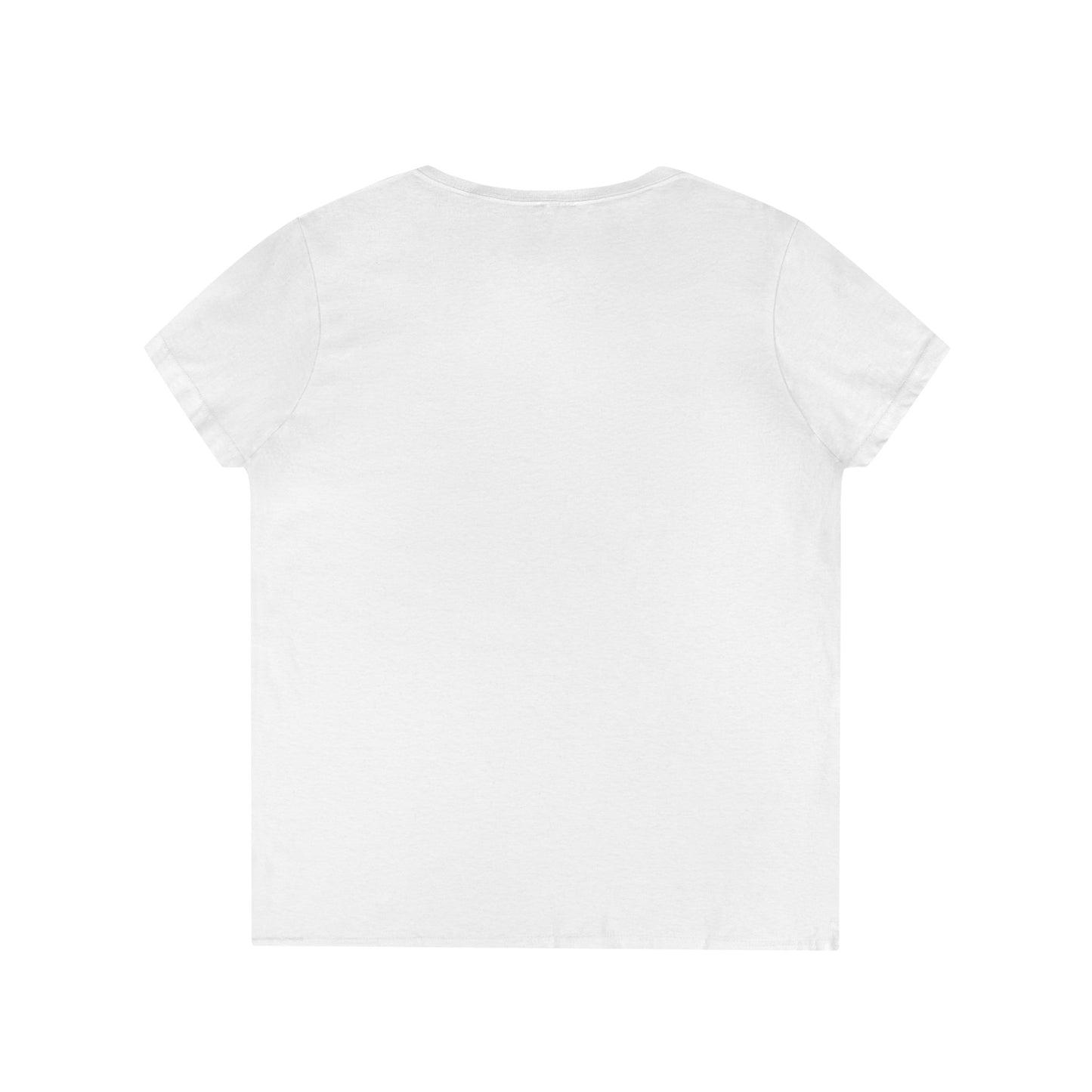 Christmas Ladies' V-Neck T-Shirt, Holiday Gift, Festive Apparel, Seasonal Wear, Women’s Christmas Tee