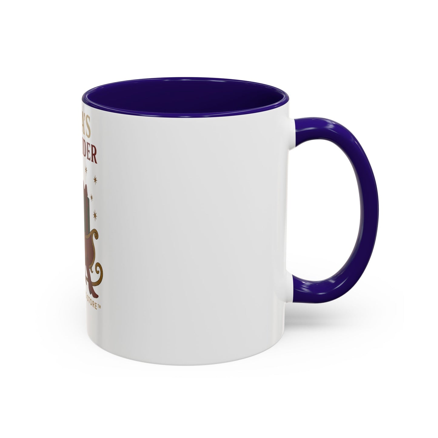 Colorful Holiday Mug, Santa's Glam Rider Coffee Cup, Festive Drinkware, Christmas Gift, Winter Celebration