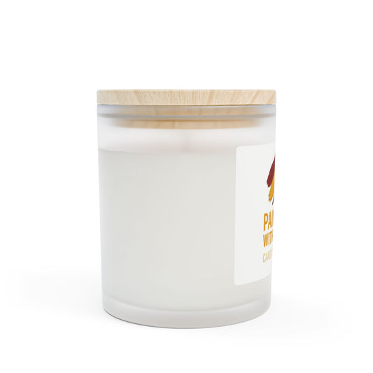 Paint & Sip Candle — Frosted Glass 11oz (Care Is The Culture)