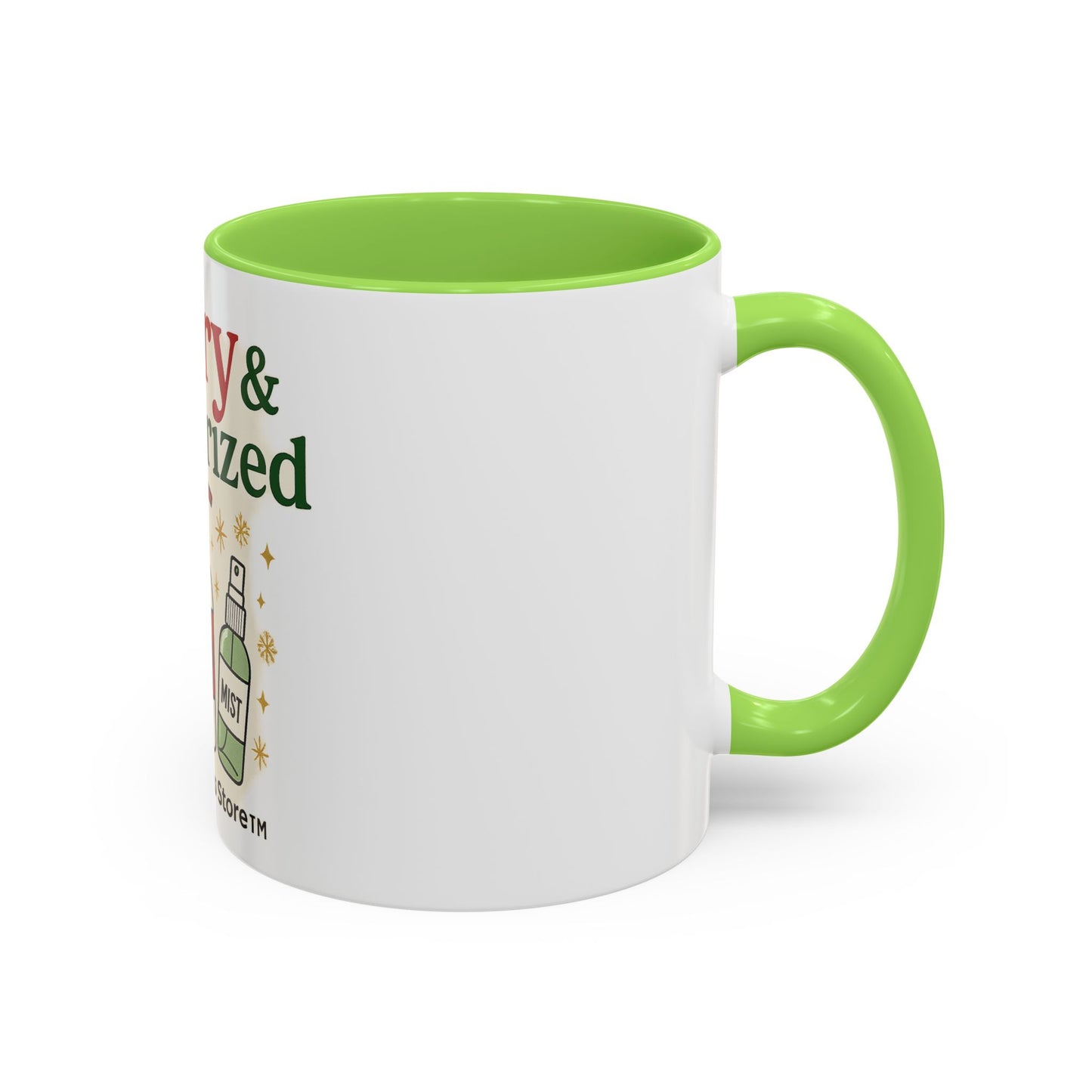 Merry & Moisturized Mug, Holiday Coffee Cup, Funny Gift for Her, Cozy Winter Drinkware, Christmas Mug