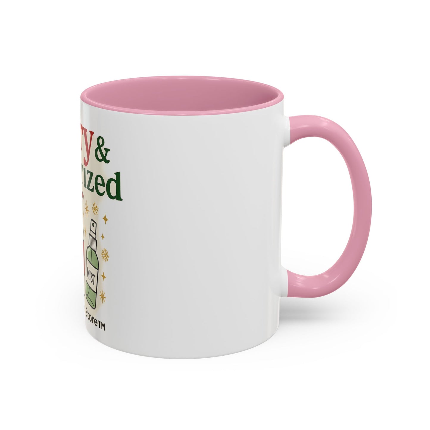 Merry & Moisturized Mug, Holiday Coffee Cup, Funny Gift for Her, Cozy Winter Drinkware, Christmas Mug