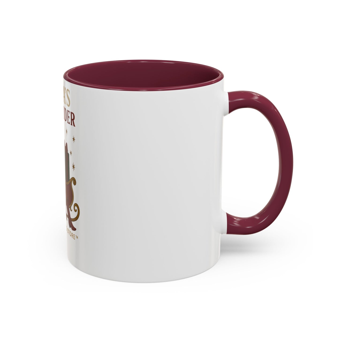 Colorful Holiday Mug, Santa's Glam Rider Coffee Cup, Festive Drinkware, Christmas Gift, Winter Celebration