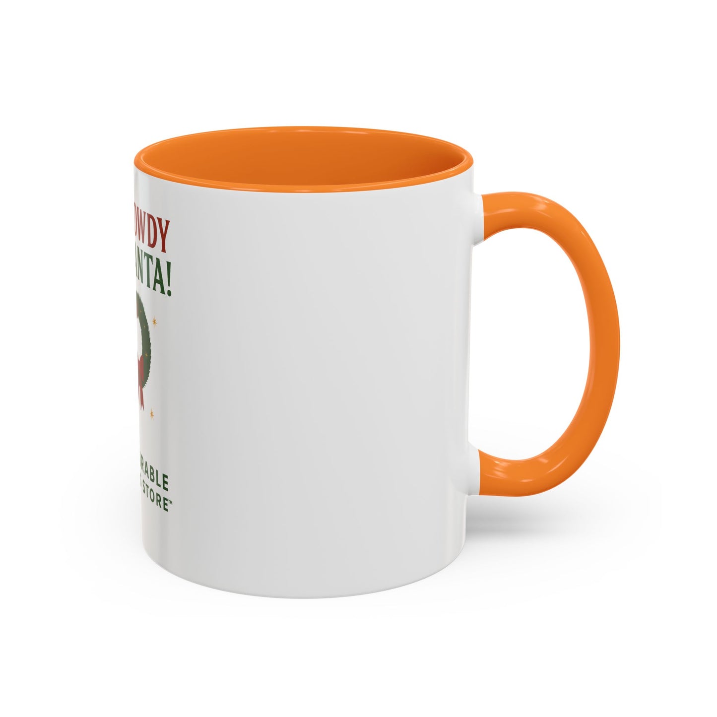 Festive Holiday Mug with 'Howdy Santa!' Design, Christmas Coffee Cup, Cheerful Gift for Friends, Seasonal Kitchen Decor, Fun Drinkware