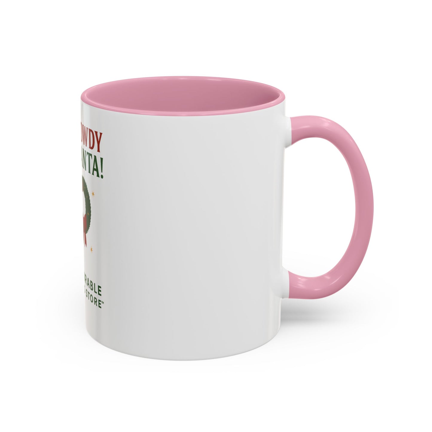 Festive Holiday Mug with 'Howdy Santa!' Design, Christmas Coffee Cup, Cheerful Gift for Friends, Seasonal Kitchen Decor, Fun Drinkware
