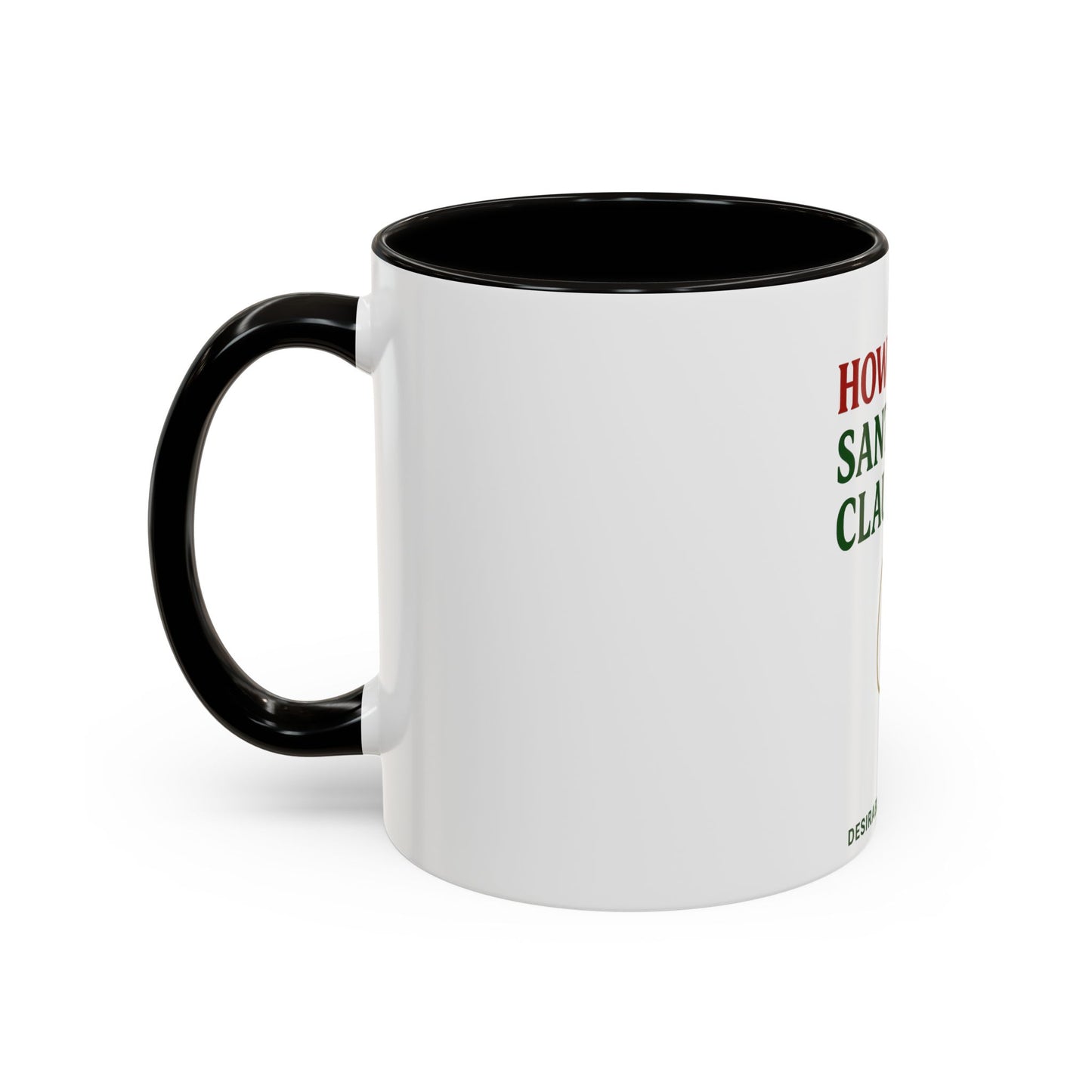 Colorful Santa Claus Mug, Holiday Gifts, Fun Coffee Cup, Christmas Decor, Unique Present, Cheerful Drinkware
