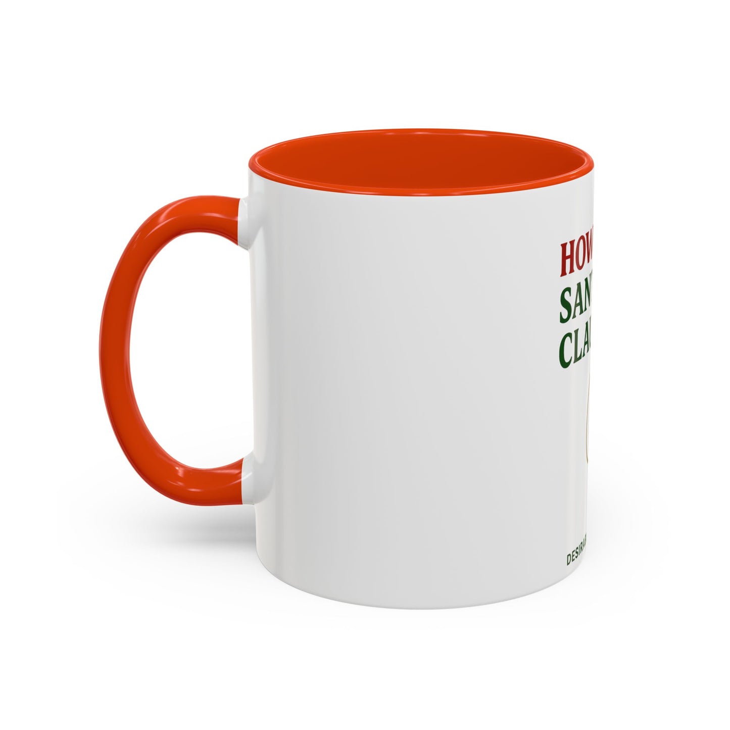 Colorful Santa Claus Mug, Holiday Gifts, Fun Coffee Cup, Christmas Decor, Unique Present, Cheerful Drinkware