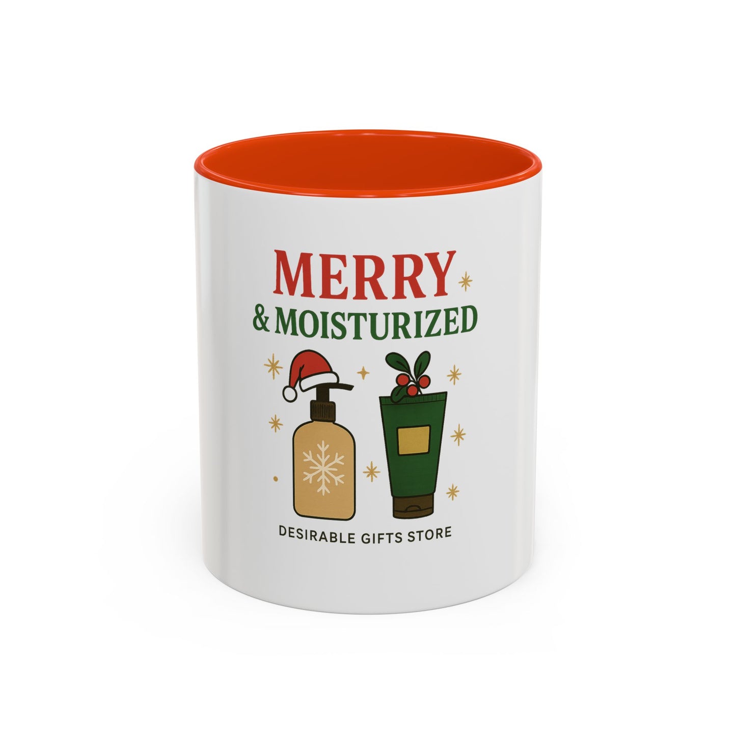 Festive Coffee Mug - Merry & Moisturized, Holiday Gift, Home Decor, Office Mug, Cheerful Beverage Container, Christmas Present