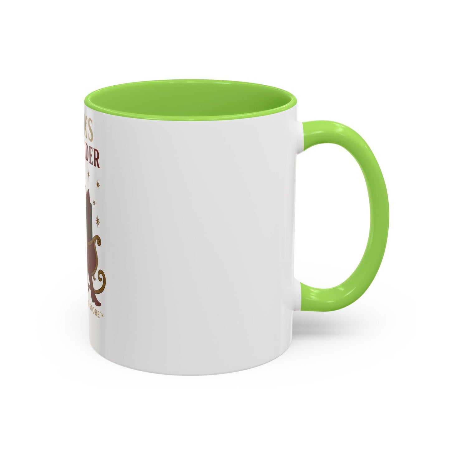 Colorful Holiday Mug, Santa's Glam Rider Coffee Cup, Festive Drinkware, Christmas Gift, Winter Celebration