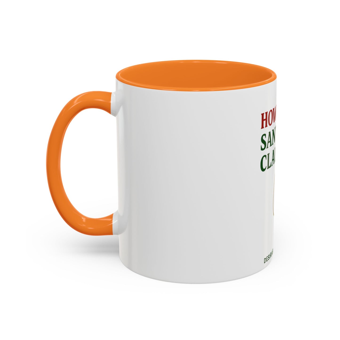 Colorful Santa Claus Mug, Holiday Gifts, Fun Coffee Cup, Christmas Decor, Unique Present, Cheerful Drinkware