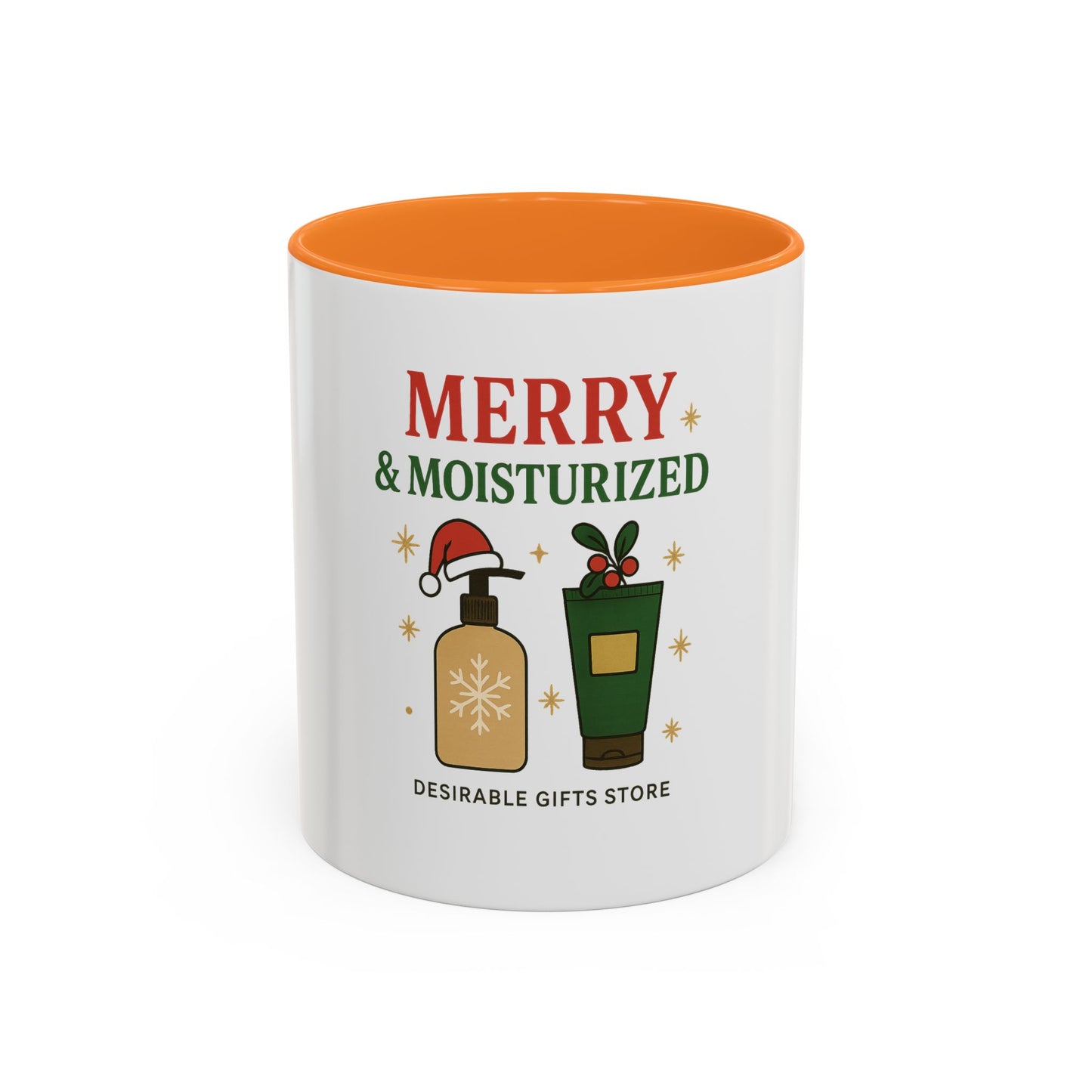 Festive Coffee Mug - Merry & Moisturized, Holiday Gift, Home Decor, Office Mug, Cheerful Beverage Container, Christmas Present