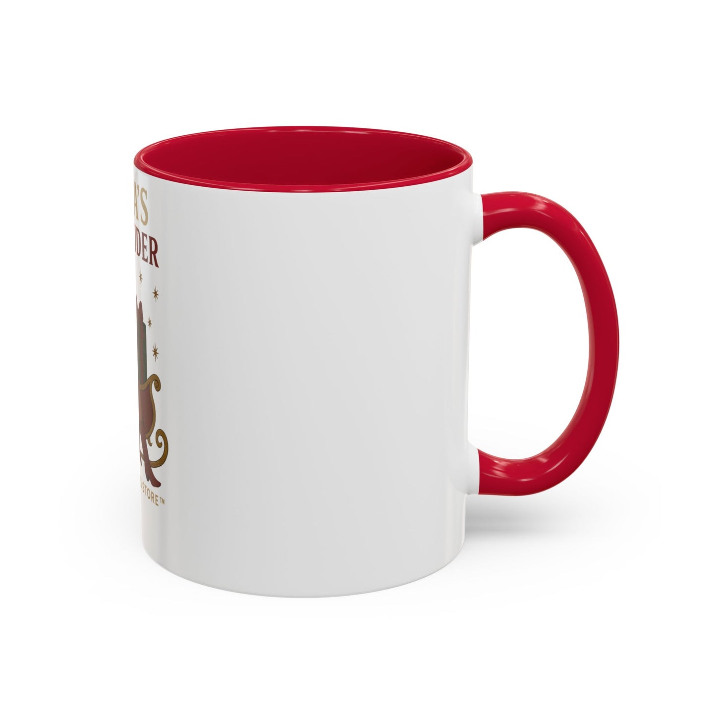Colorful Holiday Mug, Santa's Glam Rider Coffee Cup, Festive Drinkware, Christmas Gift, Winter Celebration