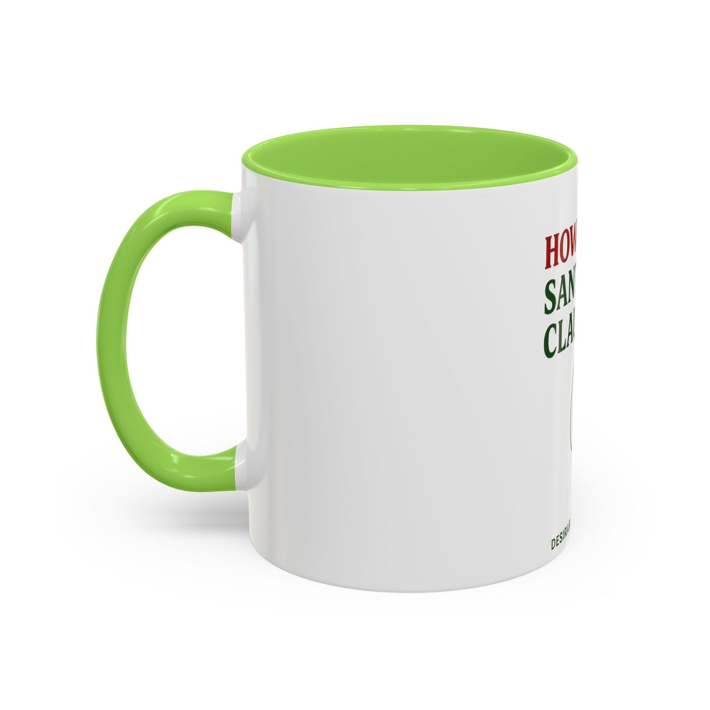 Colorful Santa Claus Mug, Holiday Gifts, Fun Coffee Cup, Christmas Decor, Unique Present, Cheerful Drinkware