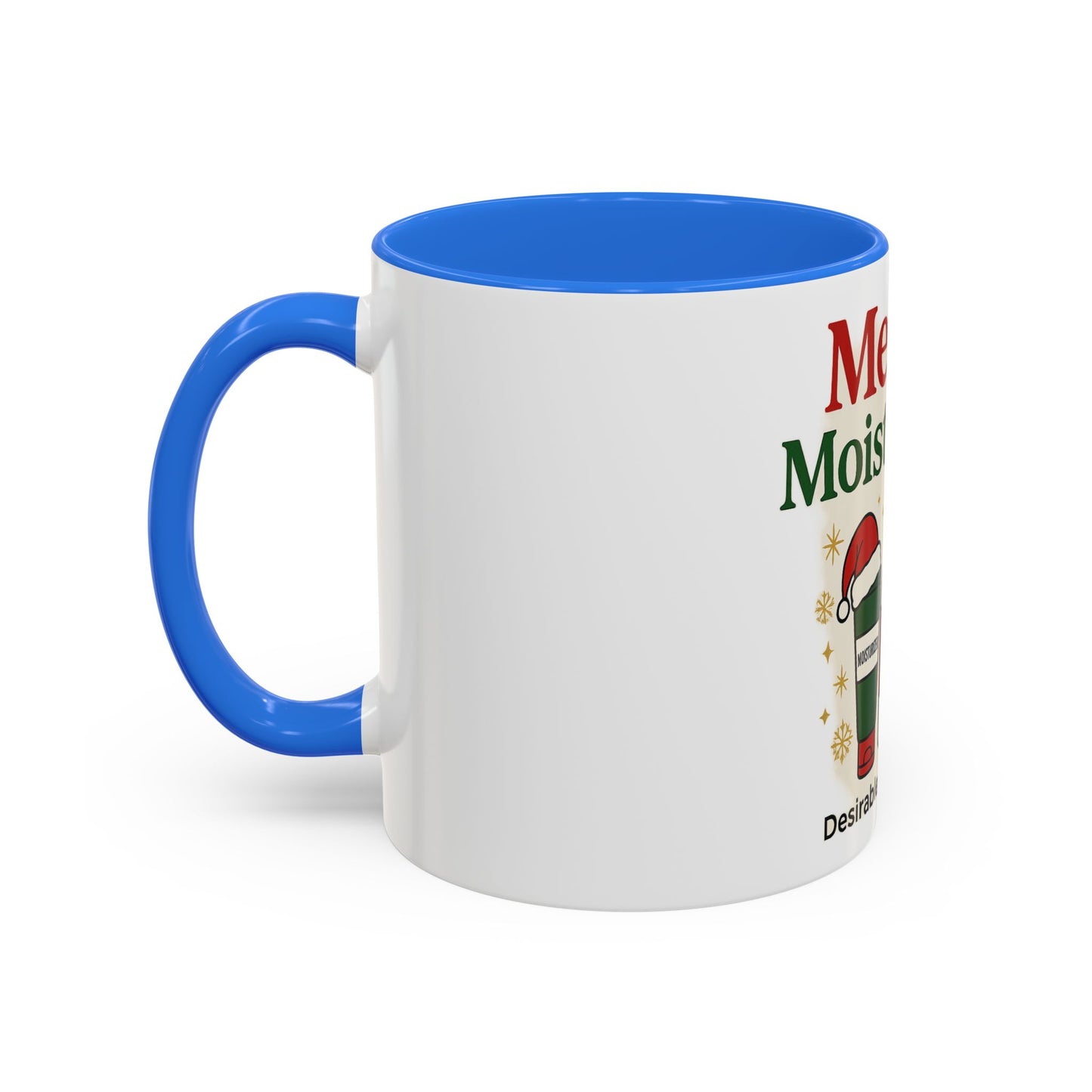 Merry & Moisturized Mug, Holiday Coffee Cup, Funny Gift for Her, Cozy Winter Drinkware, Christmas Mug