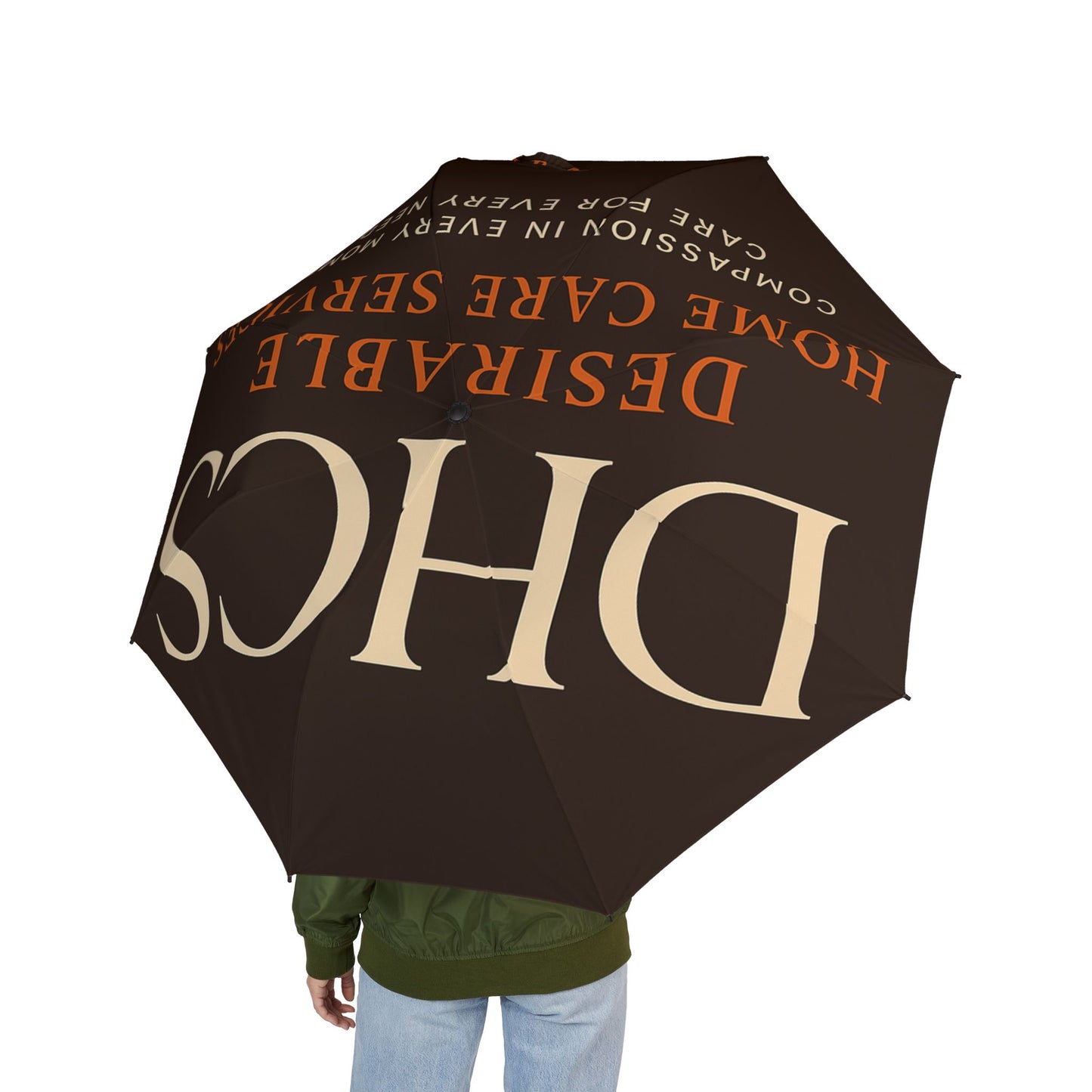 Stylish Foldable Umbrella with Graphic Design – Perfect for Rainy Days