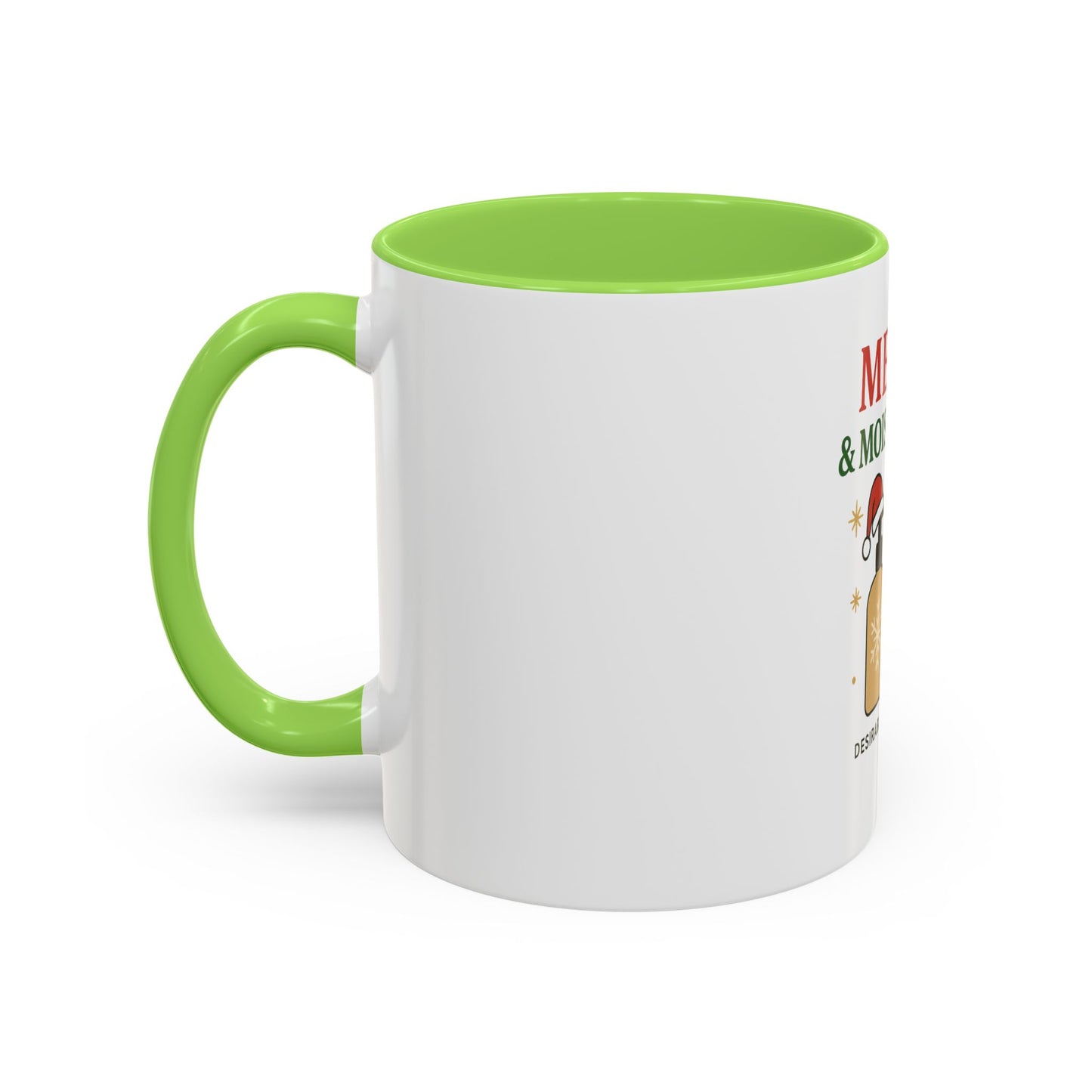 Festive Coffee Mug - Merry & Moisturized, Holiday Gift, Home Decor, Office Mug, Cheerful Beverage Container, Christmas Present
