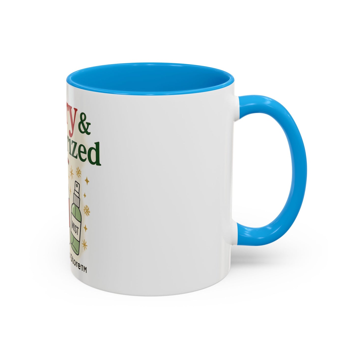 Merry & Moisturized Mug, Holiday Coffee Cup, Funny Gift for Her, Cozy Winter Drinkware, Christmas Mug