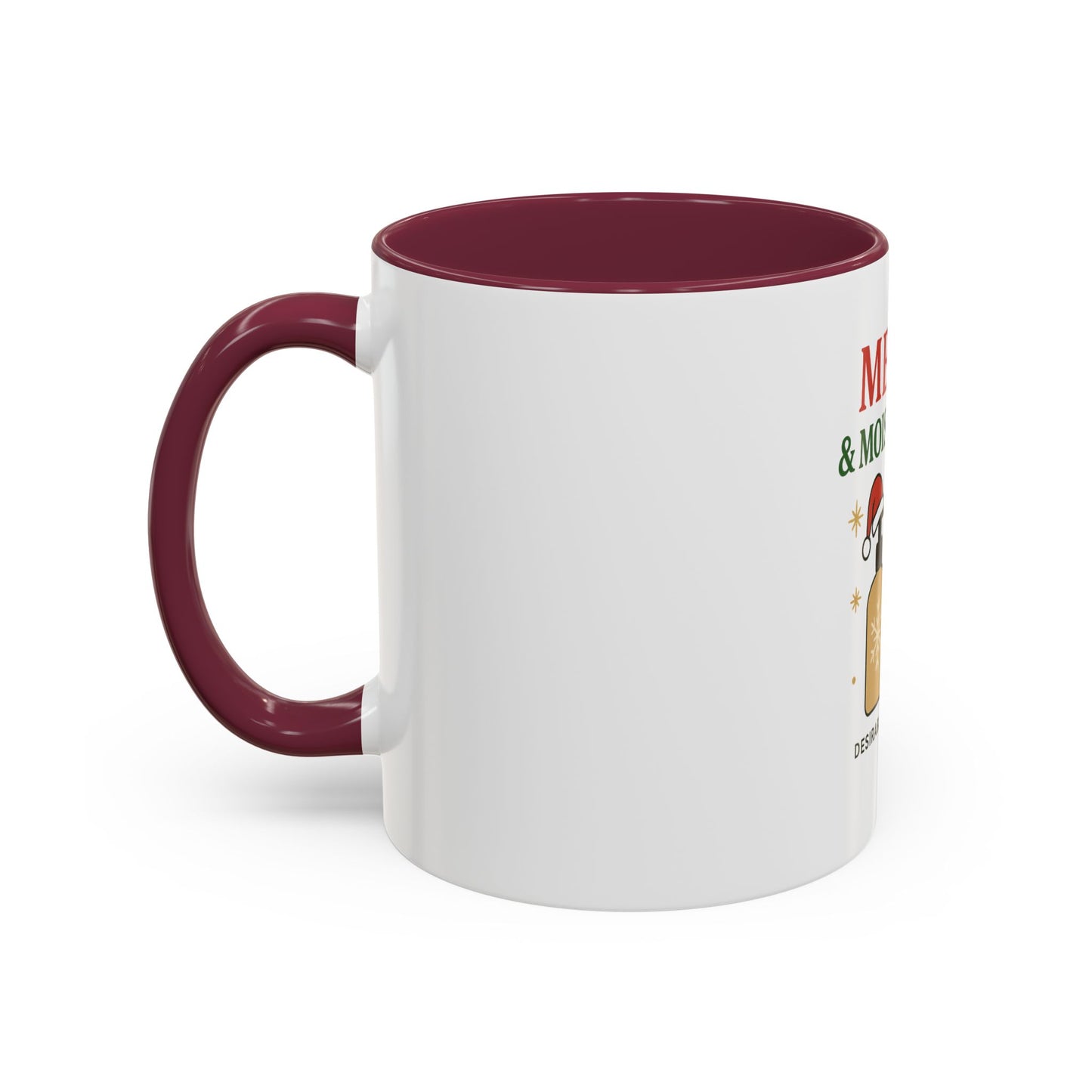 Festive Coffee Mug - Merry & Moisturized, Holiday Gift, Home Decor, Office Mug, Cheerful Beverage Container, Christmas Present
