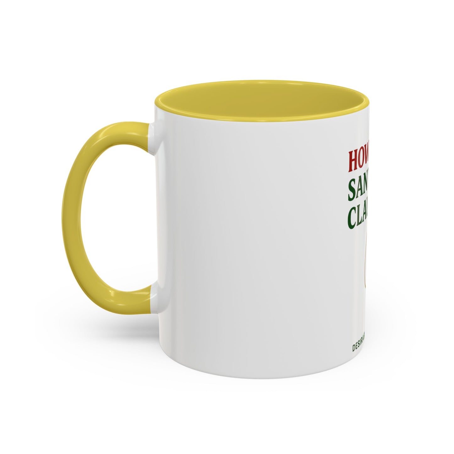 Colorful Santa Claus Mug, Holiday Gifts, Fun Coffee Cup, Christmas Decor, Unique Present, Cheerful Drinkware