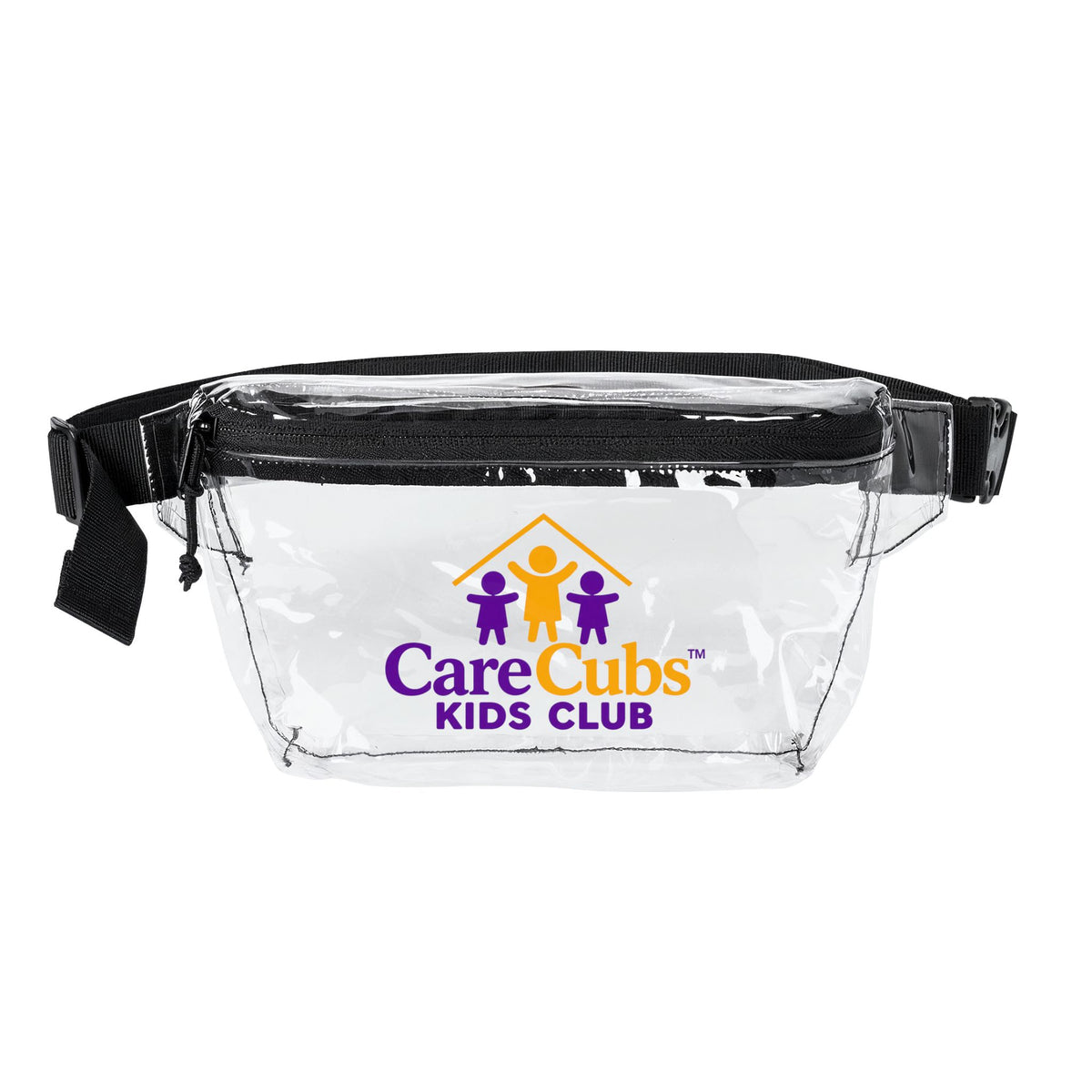 Clear Fanny Pack — CareCubs Kids Club Logo