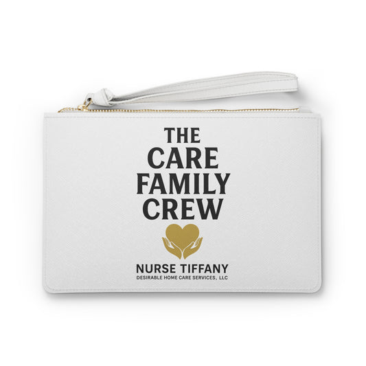 Personalized Nurse Clutch Bag, Custom Care Team Makeup Organizer, Gift for Healthcare Workers, Nursing Graduation, Healthcare Appreciation