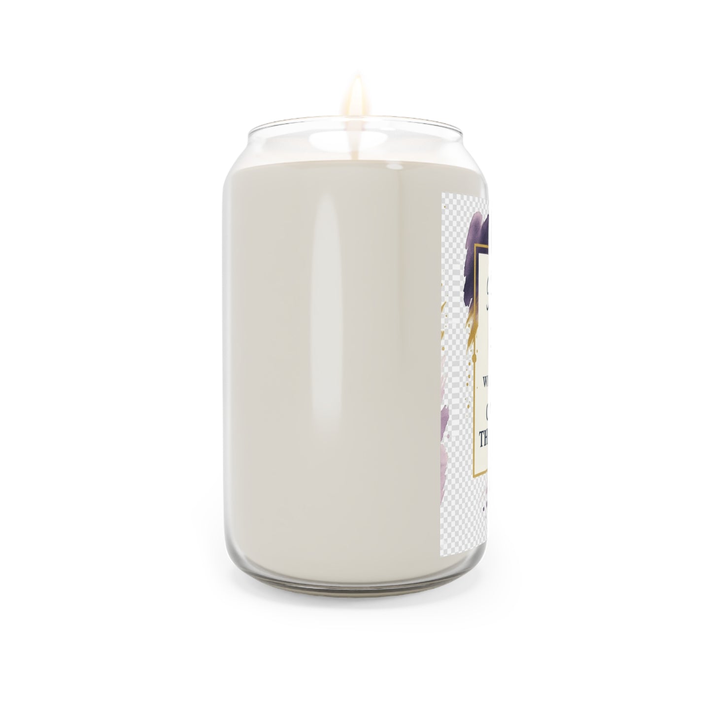 Paint & Sip Scented Soy Candle — "Care Is The Culture" 13.75oz