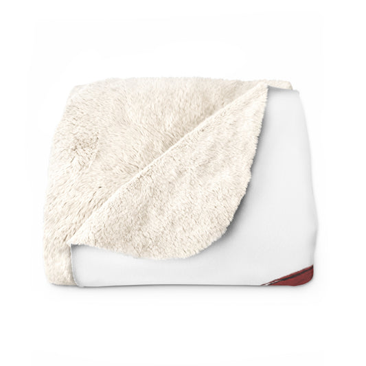 Paint & Sip With Purpose Sherpa Blanket — Cozy Artist Fleece Throw