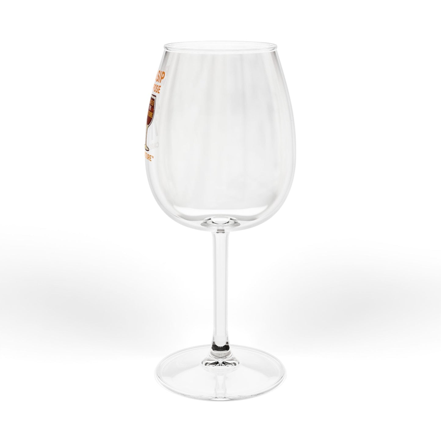 Paint & Sip Wine Glass 12oz – 'Paint & Sip with Purpose' Artistic Wine Gift