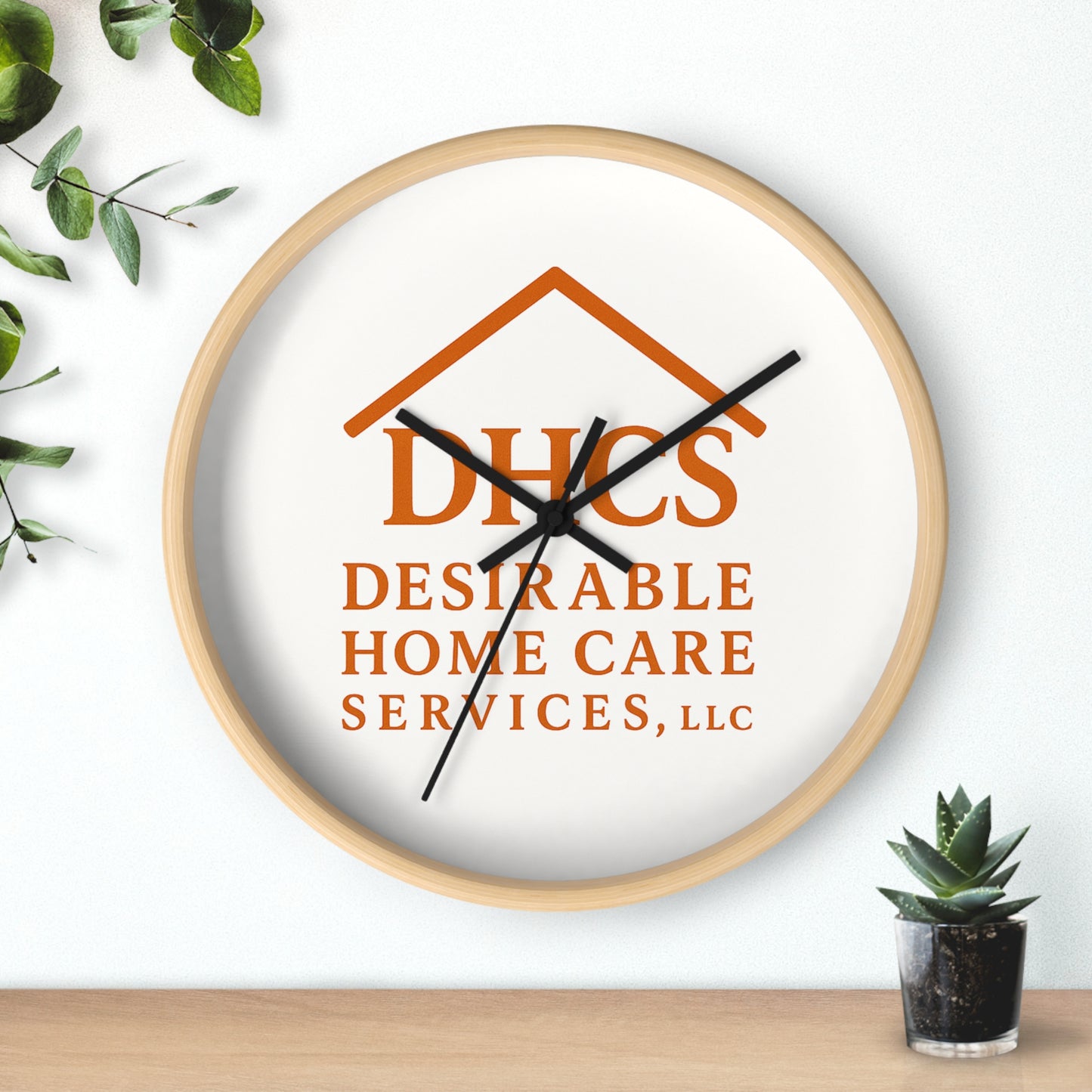 Custom Desirable Home Care Wall Clock - Stylish Home Decor