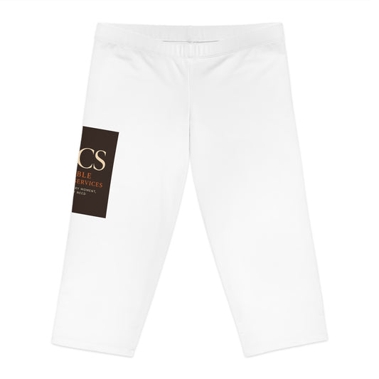 Stylish Women's Capri Leggings - Perfect for Leisure and On-the-Go