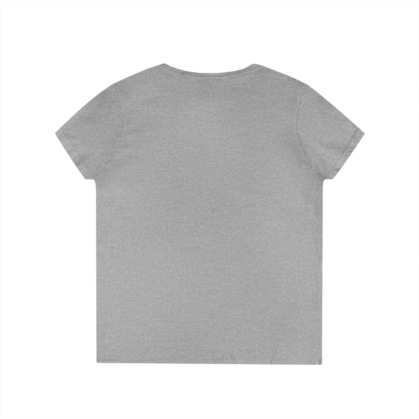 Santa's Glam Rider V-Neck T-Shirt, Christmas Tee, Holiday Gift, Cute Santa Shirt, Women’s Festive Wear, Funny Christmas Apparel