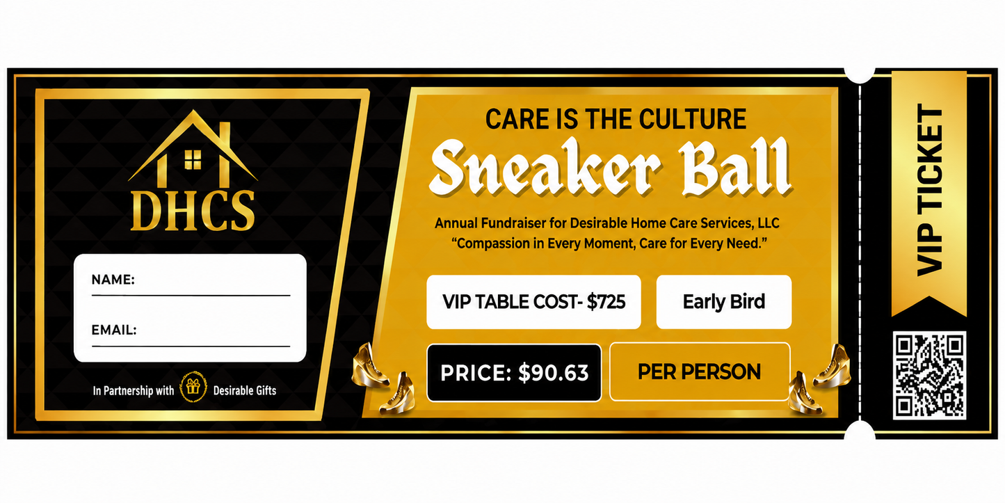 Care Is the Culture™ Sneaker Ball — VIP Table for 8