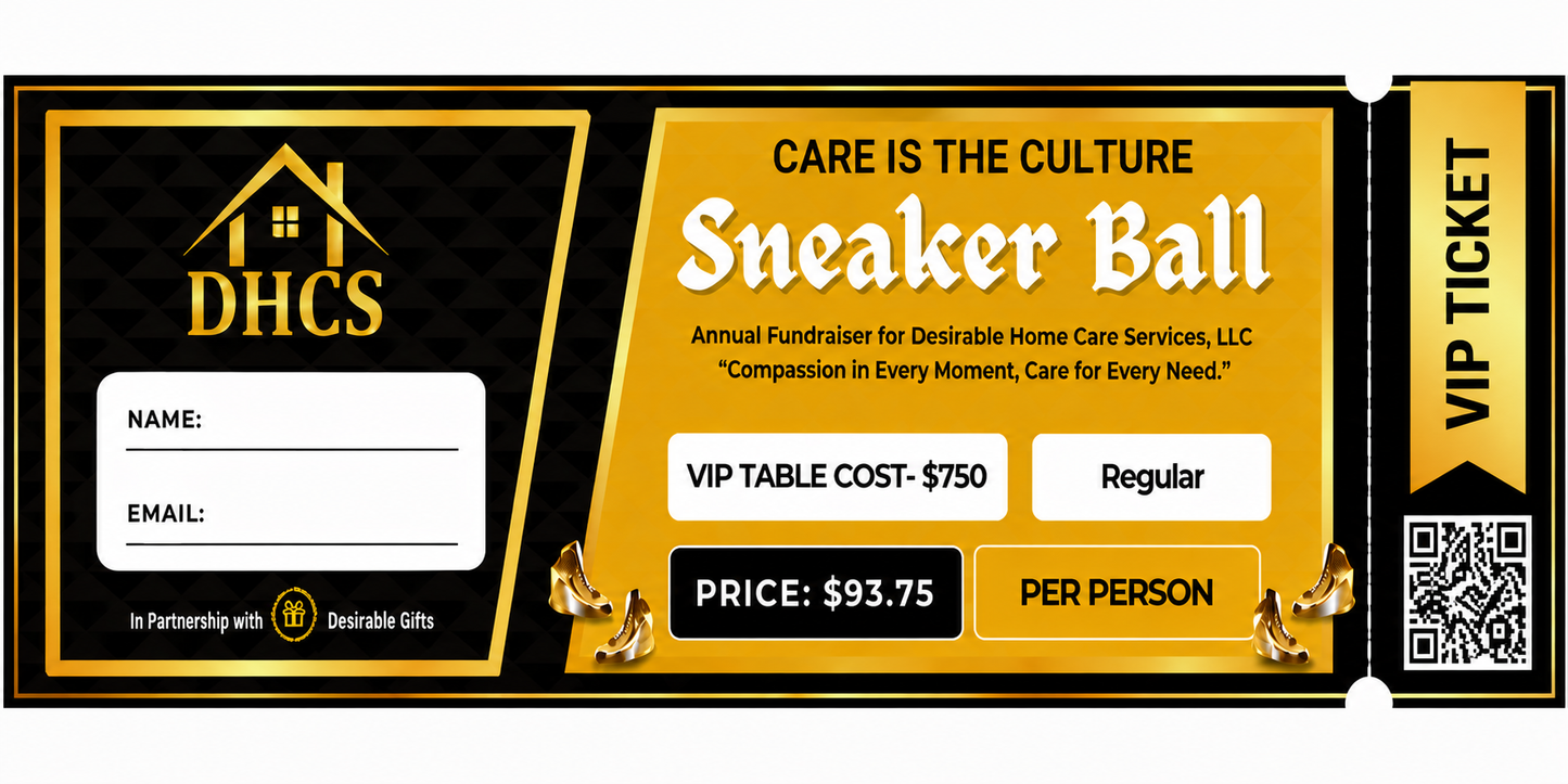 Care Is the Culture™ Sneaker Ball — VIP Table for 8