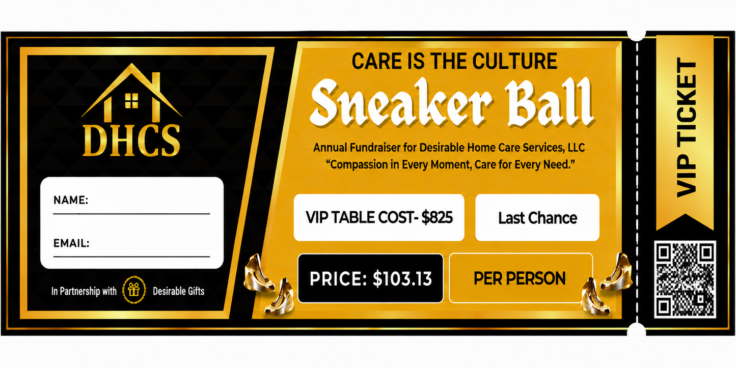 Care Is the Culture™ Sneaker Ball — VIP Table for 8