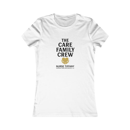 Women's Care Crew Tee, Nurse Gift, Family Crew Shirt, Heart Design, Gift for Healthcare Workers, Everyday Comfort Wear