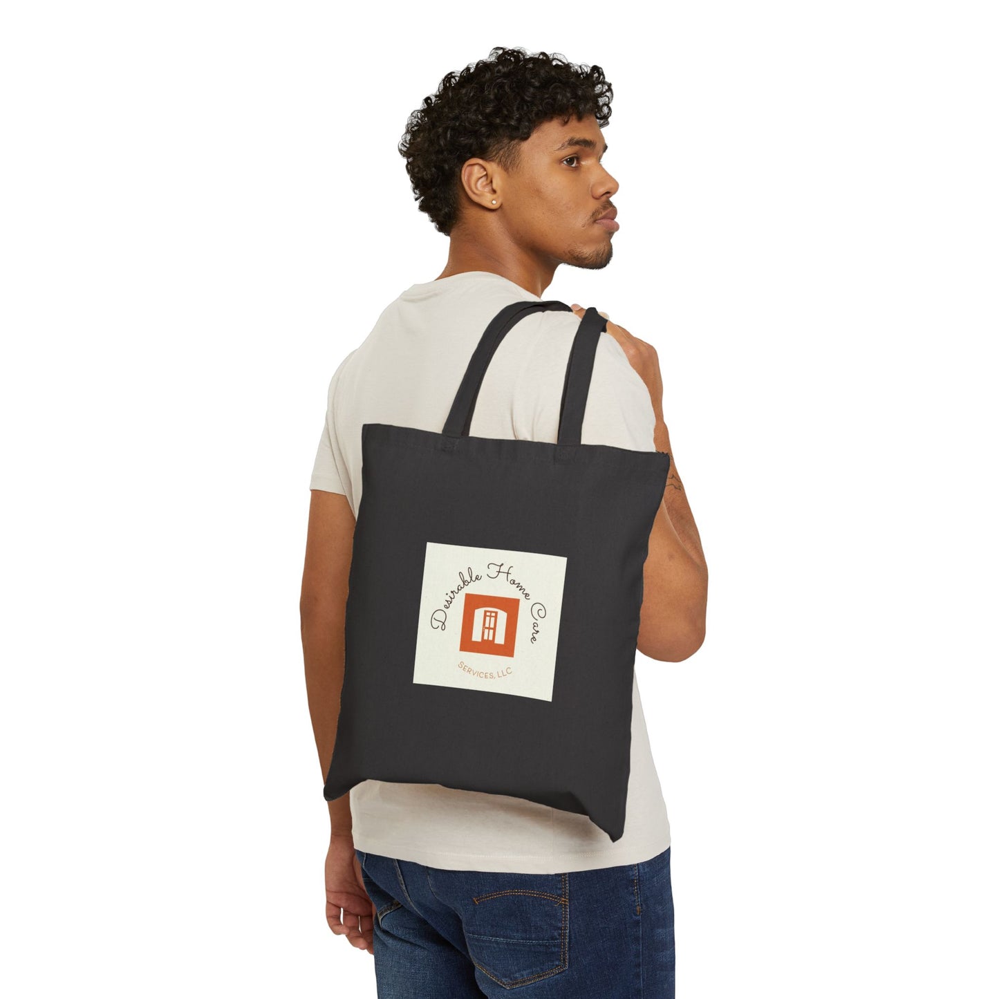 Personalized Cotton Canvas Tote Bag - Ideal for Home Care Services