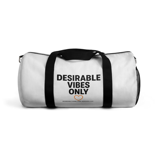Desirable Vibes Duffel Bag - Trendy Travel Companion, Gym Essentials, Weekend Getaway, Gift for Adventurers, Stylish Storage Solutions
