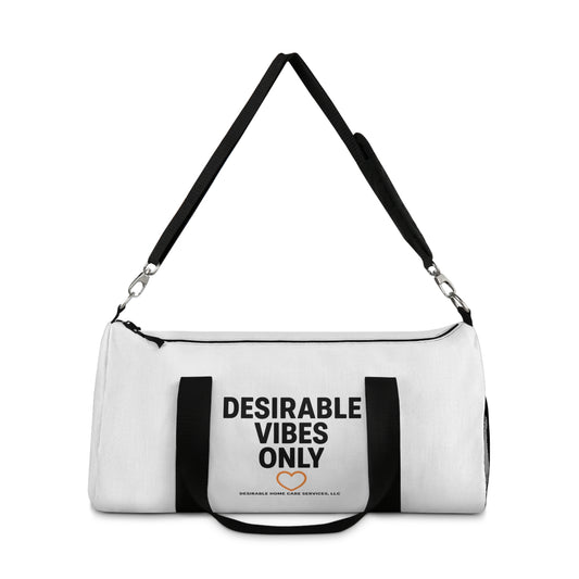 Desirable Vibes Duffel Bag - Trendy Travel Companion, Gym Essentials, Weekend Getaway, Gift for Adventurers, Stylish Storage Solutions