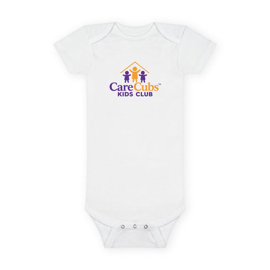 Care Cubs Kids Club Organic Baby Onesie – Logo Infant Bodysuit