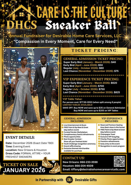 Care Is the Culture™ Sneaker Ball Ticket - December 2026